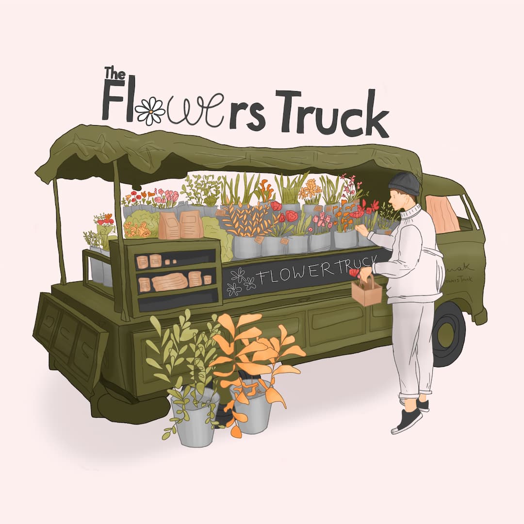 flowers-truck